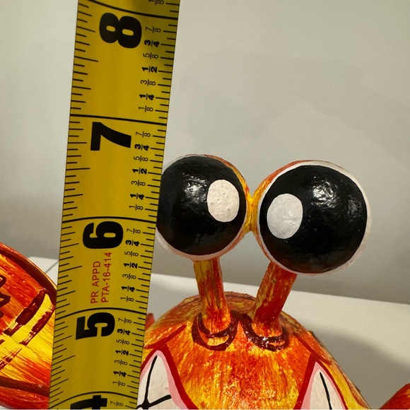 Handmade Crab Cute Figure Statue Decor Handcrafted - Picture 13 of 13